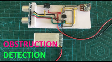 Obstruction Detection Circuit Using Ultrasonic Sensors