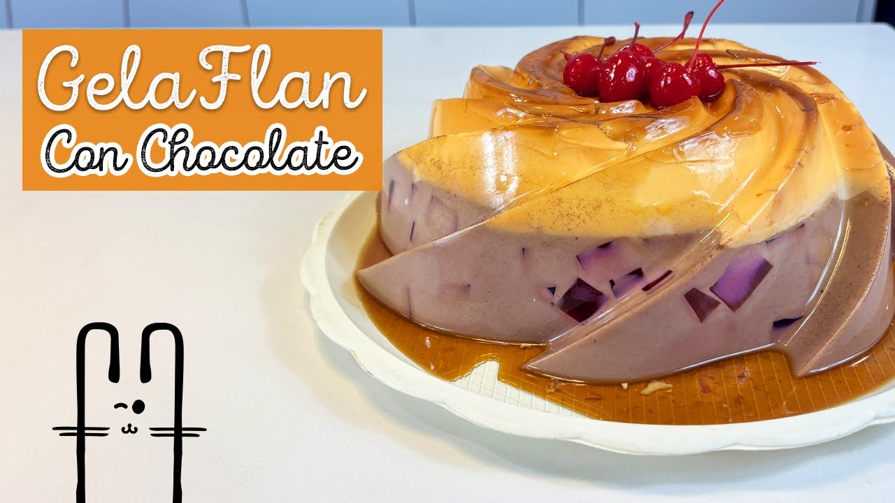 GelaFlan | Gelatina de Chocolate | Grosella