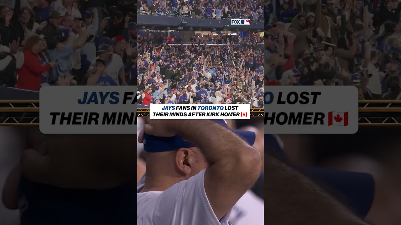 Blue Jays fans are going NUTS after Alejandro Kirk's home run 🇨🇦 