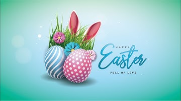 How To Create A 3D Easter Egg Design In Adobe Illustrator CC | Happy Easter