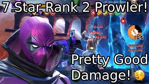 7 Star Rank 2 Prowler Damage Showcase With And Without Suicides! | Marvel Contest Of Champions