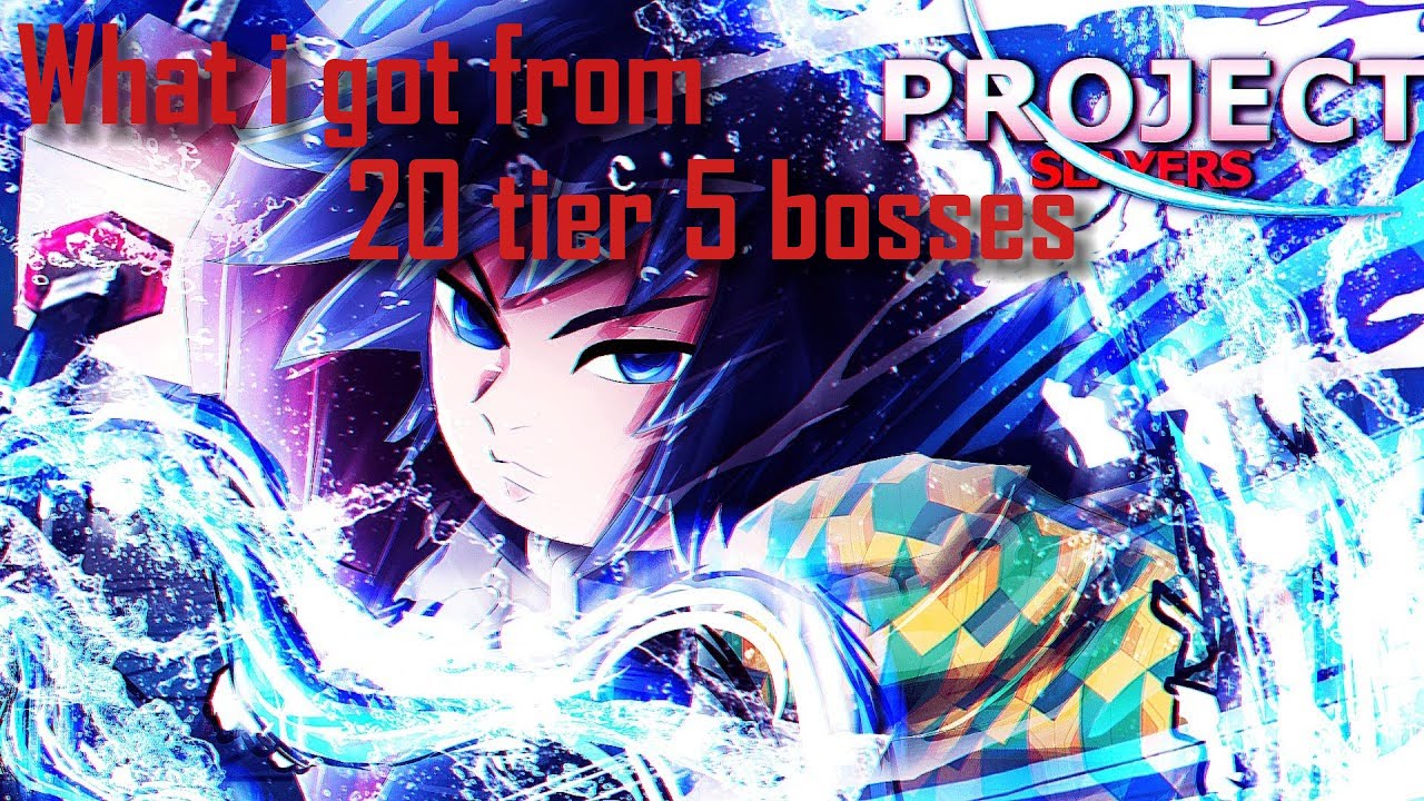 [Project Slayers] Killing 20 tier 5 Bosses - YouTube