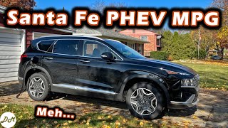 2022 Hyundai Santa Fe PHEV – Highway Range and MPG Test | Real-world Fuel Economy Hyundai Santa Fe Fuel Mileage