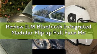 Review ILM Bluetooth Integrated Modular Flip up Full Face Motorcycle Helmet Sun Shield Mp3 Intercom