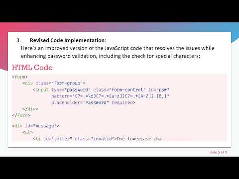 Effective Password Validation with Special Characters in JavaScript