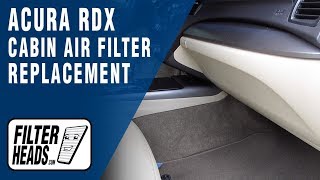 How to Replace Cabin Air Filter 2013 Acura RDX