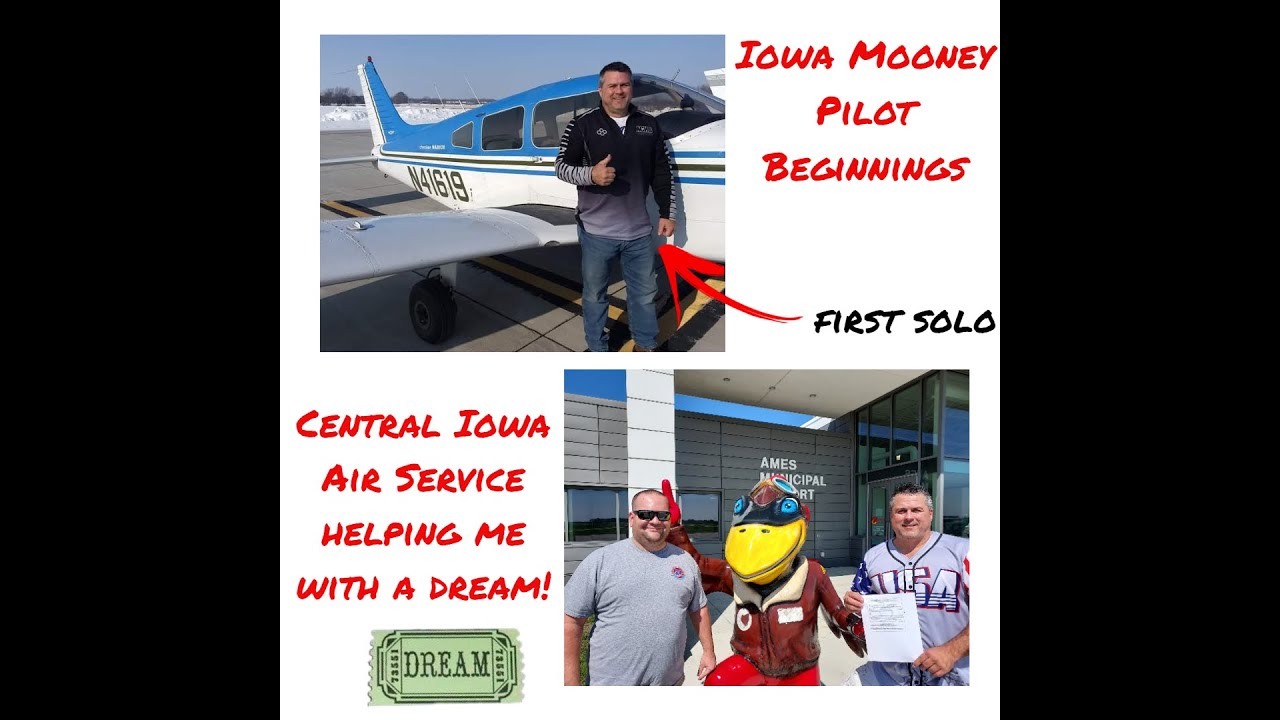From a dream, to a reality! Central Iowa Air Service, got me flying. My