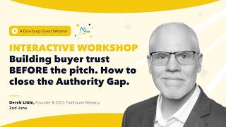 Building buyer trust BEFORE the pitch