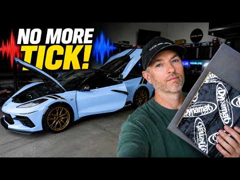 I FINALLY Fixed My Corvette C8's Annoying Engine Tick! (DIY Sound Deadening) thumbnail