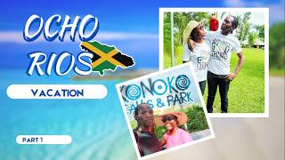 Travel vlog - Coupleโs Getaway in Ocho Rios, Jamaica ๐ฏ๐ฒ | Konoko Falls, Local Food & Island Vibes (Day 1)