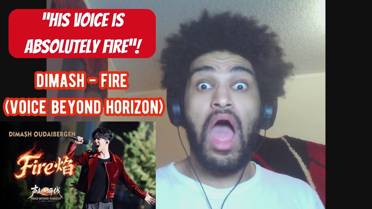 HIS VOCALS ARE CRAZY! | Dimash Qudaibergen - FIRE (Live at Voice Beyond Horizon) - Reaction Video