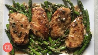 Chicken-Asparagus Piccata | Cooking Light