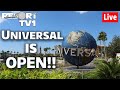 🔴Live: Universal Studios Orlando is Officially OPEN to the Public!!