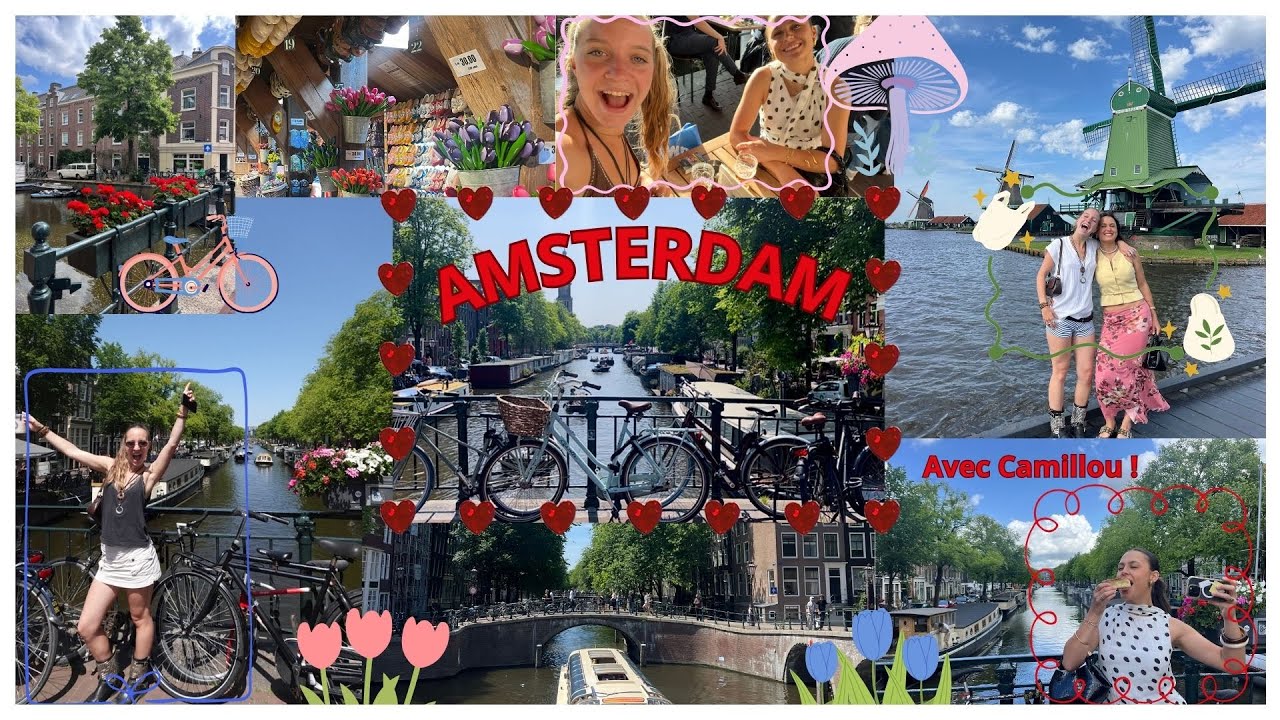 Amsterdam 2K25 with CAMILLOU 🚲🩷🥞🌷🚤
