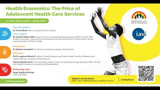 Health Economics The Price Of Adolescent Health Care Services Wemove Webinar Series 3 Webinar 2