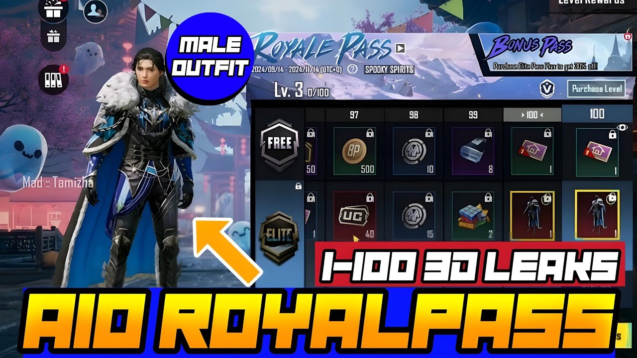 PUBG A10 ROYALE PASS LEAKS: ALL 3D RP REWARDS FROM TIER 1-100 REVEALED!🥵🥶