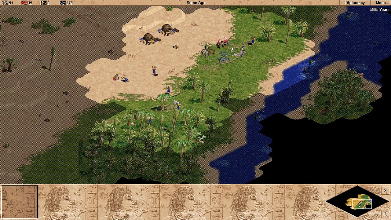 Age of Empires 1: 5th Legacy Mod - Nok Scenario Gameplay