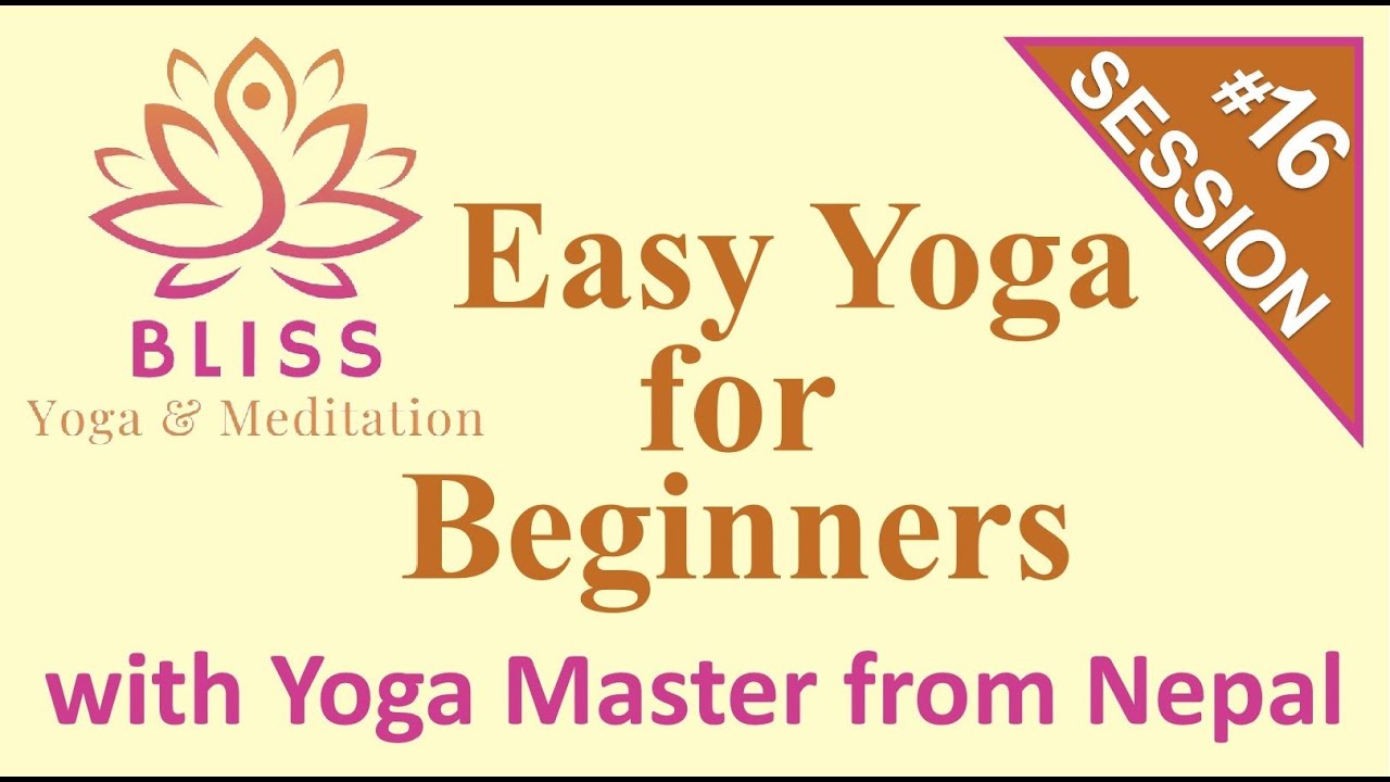 Yoga & Meditation for Beginners Session 16 Stress Release, Relaxation