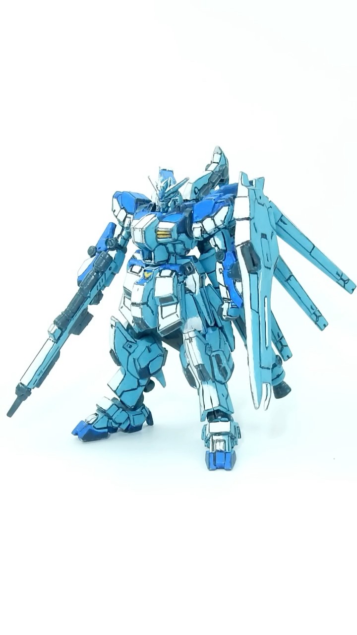 ガンダムアーティファクト】Hi νガンダムを細かくアニメ塗りしてみたら