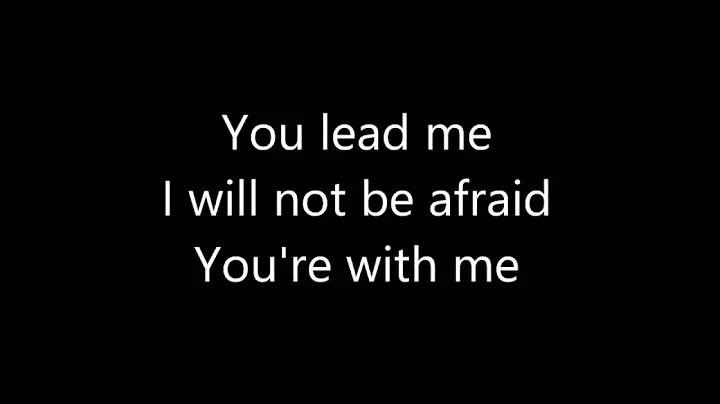 You Lead Me - Anthony LaBruno (lyric video)