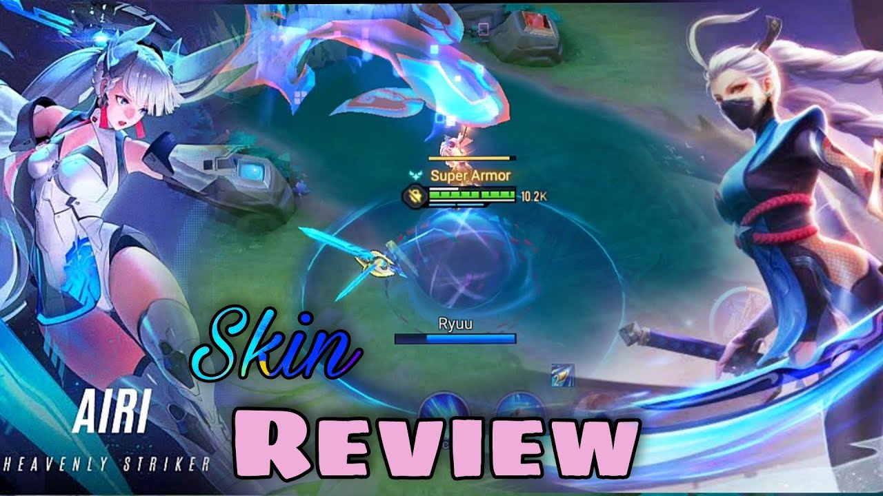 AoV - Airi "Heavenly Striker" Skin Review|| A beautiful skin of airi - Arena of Valor
