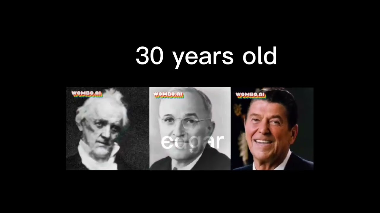 Presidents sing based how old they were when their father died