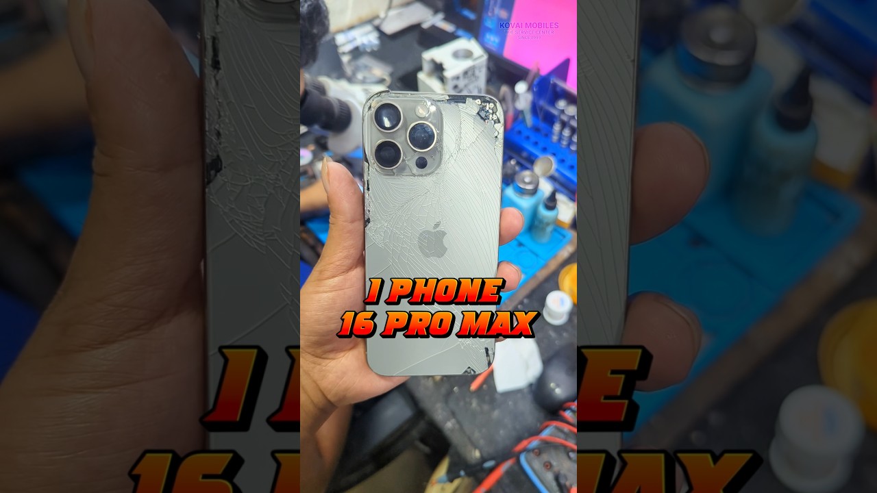 Crushed iPhone 16 Pro Max?😲 We Brought It Back😱