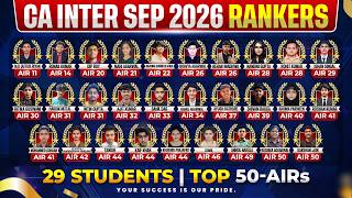 CA Inter Sep 2026 Result | ICAI Result Sep 2026 | Congratulations to All CA Aspirants! ❤️🔥