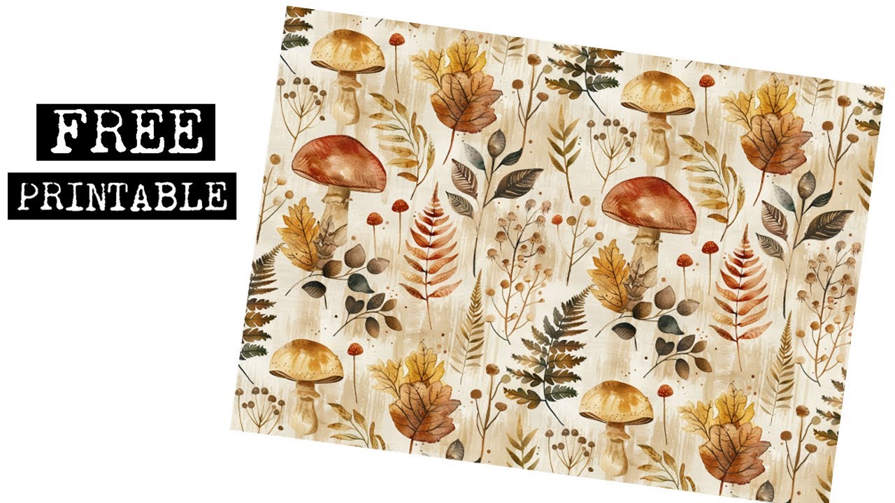 🦋🎁  Free Printable for Junk Journal, Card Making and Paper Craft