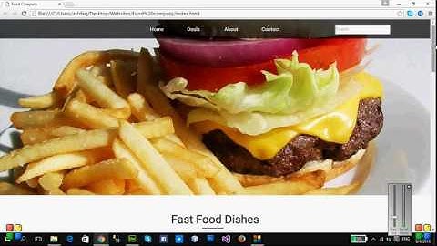 Add Parallax effect in website using HTML5, CSS