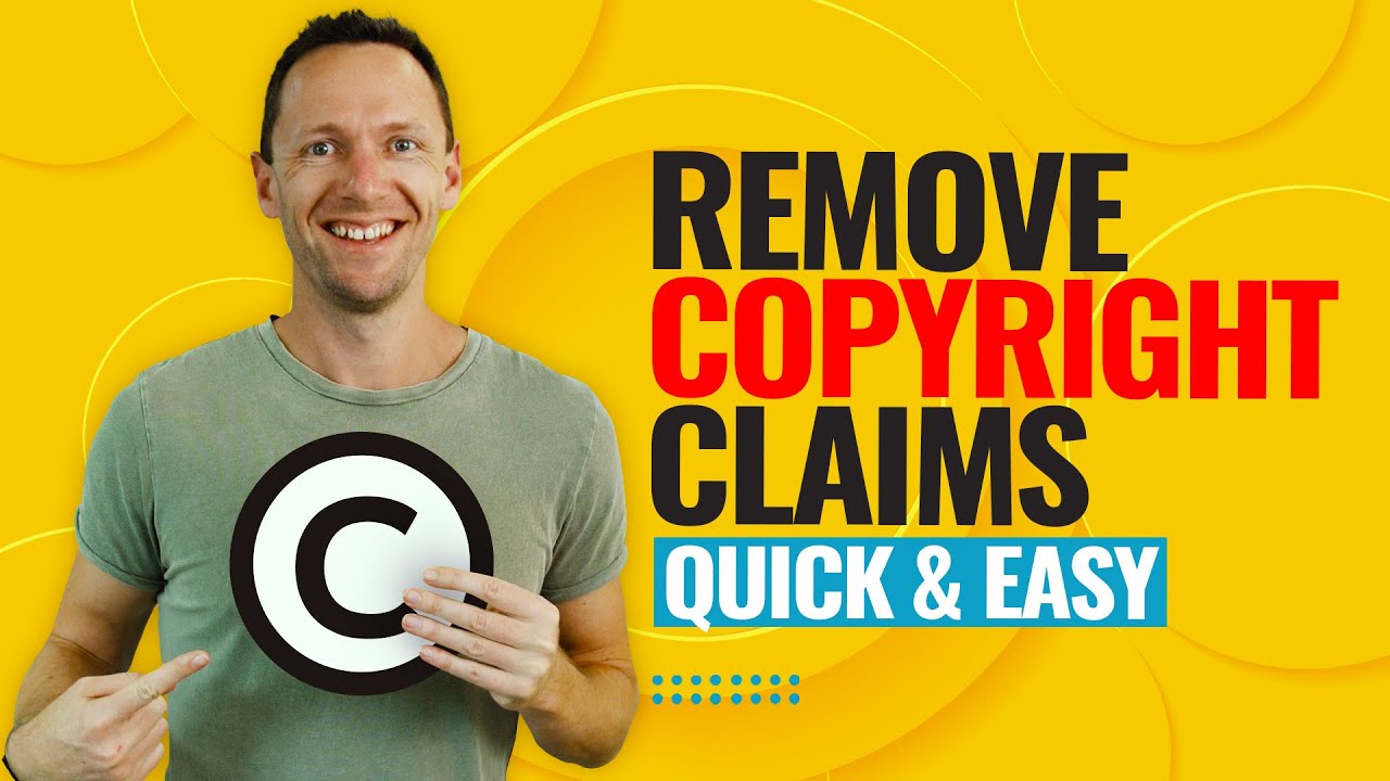 Ready go to ... https://youtu.be/RroocaG5B3c [ How to Remove Copyright Claims on YouTube Videos!]