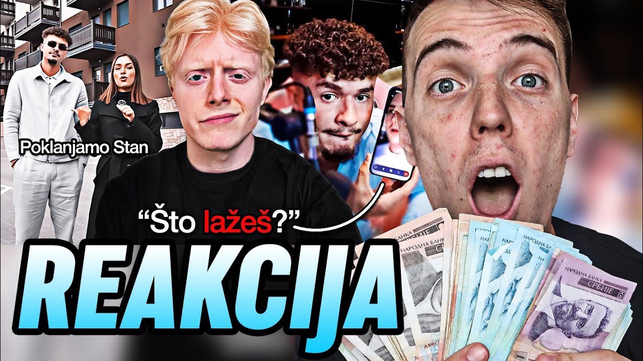 LUX PREVARIO LIKA ZA GIVEAWAY? - CHODA REAKCIJA