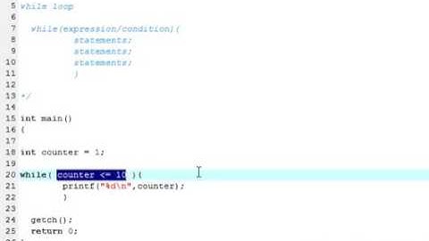 13   C Programming Video Tutorials for Beginners   Introduction to Looping with WHILE LOOP