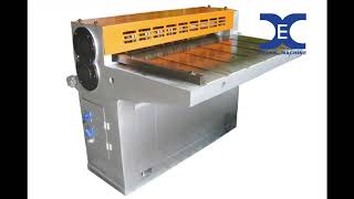 A001 GT1B5 single semi automatic slitter for tinplate cutting 4K video