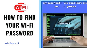 HOW TO FIND YOUR WIFI PASSWORD || Windows 11,10 and 8