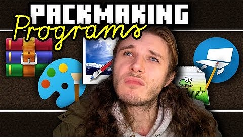 The essential programs you need to make Minecraft texture packs! (Java Edition)