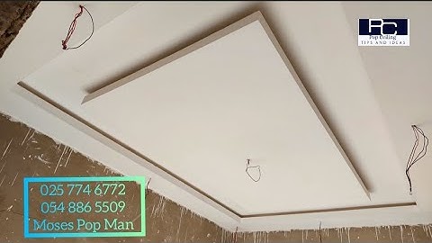 It cost this Amount to Complete Pop Ceiling and Skimming work, Cheap? || Building In Ghana/Kumasi