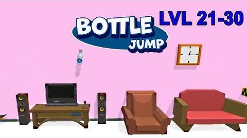 Bottle Jump 3D Letsplay - Relax Game On Android - LVL 21-30