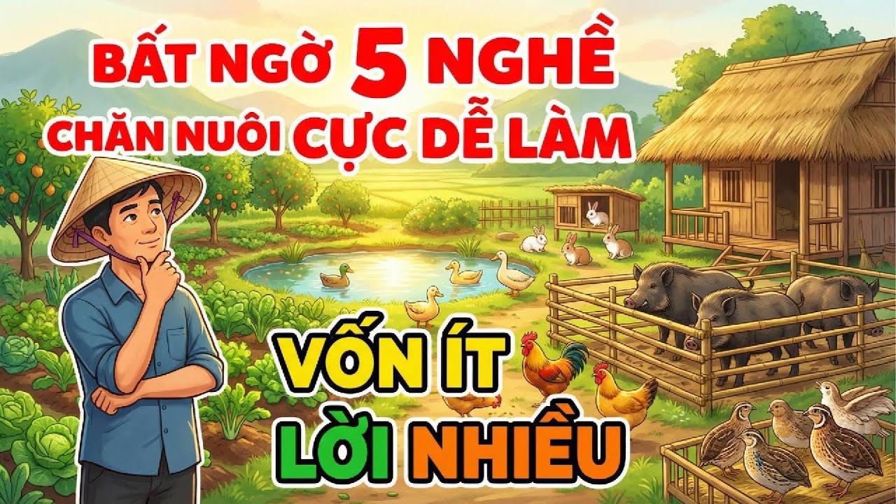 Hướng Dẫn 5 Nghề Chăn Nuôi Ở Quê – Vốn Ít, Lời Nhiều, Dễ Làm Ngay Tại Nhà