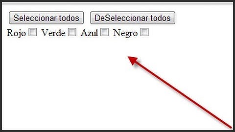 Seleccionar todos los checkbox con jquery