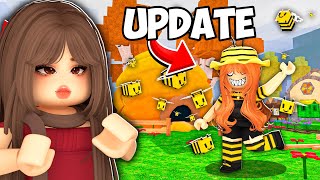 Building a BEE GARDEN With the NEW Biome In 99 NIGHTS IN THE FOREST! (Roblox) screenshot 1
