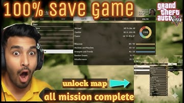 How To Unlock All || GTA 5 Missions || 100% Save Game Mod Download In PC #gta5 #rockstargames #gta5