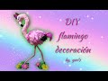 Piñata de flamingo .. / decorando un flamingo.. / DIY flamingo piñata