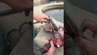 Changing Swimming Pool Light Bulb.