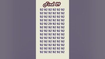 can you find 29 in 5 seconds? #wordpuzzlegame #game #mathematics #mindbendingquiz #puzzle6 5