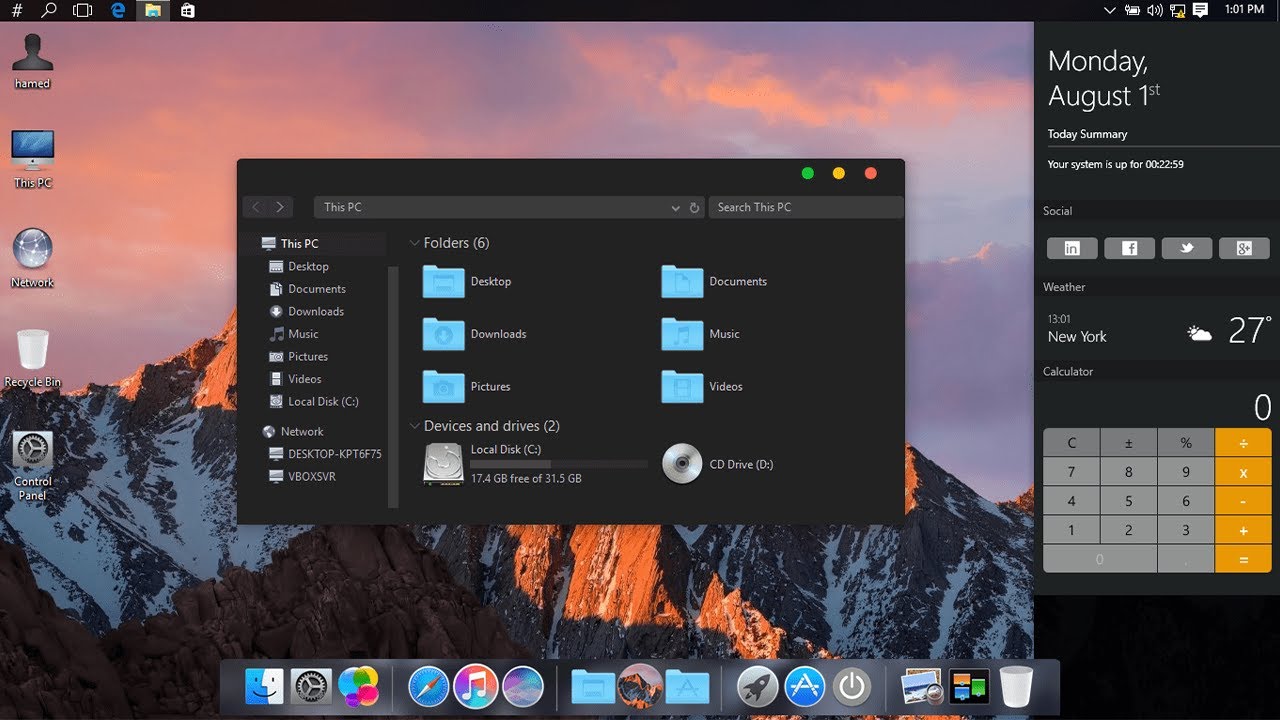 real mac theme for windows 7