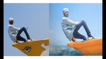 Photoshop cc tutorial ||2018 || beach water soft manipulation