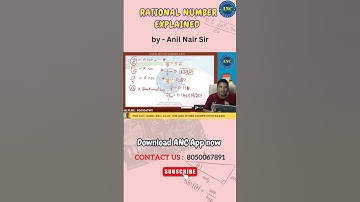 Rational Numbers Short-2 || Magical Concepts || Anil Nair || @AnilNairClasses || Download ANC App