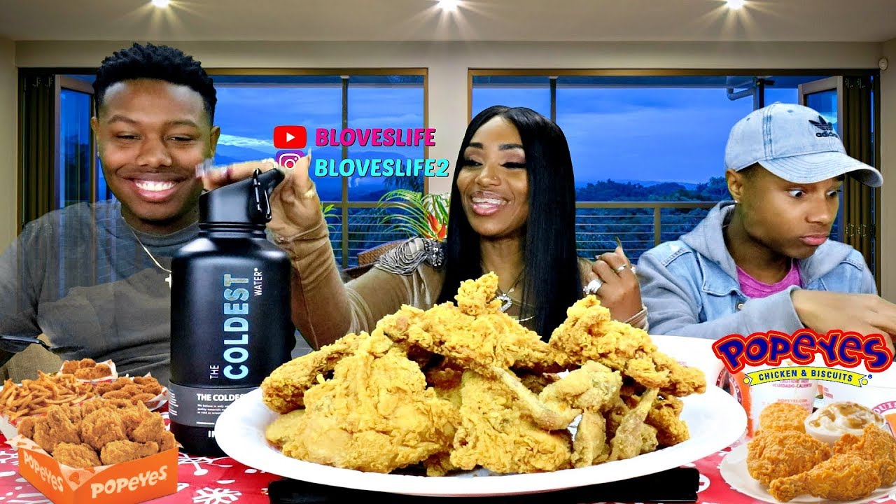 Popeyes Chicken with the Boys
