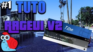 TUTO RageUI V2 #1 | Créer un menu SIMPLE ( composé de boutons/séparateurs )